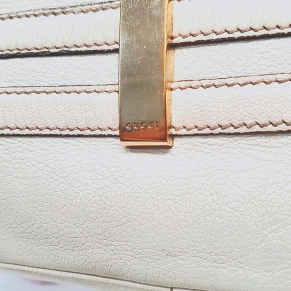 🇮🇹GUCCI BOSTON LEATHER BOWLING BAG🤍 - Picture 9 of 17